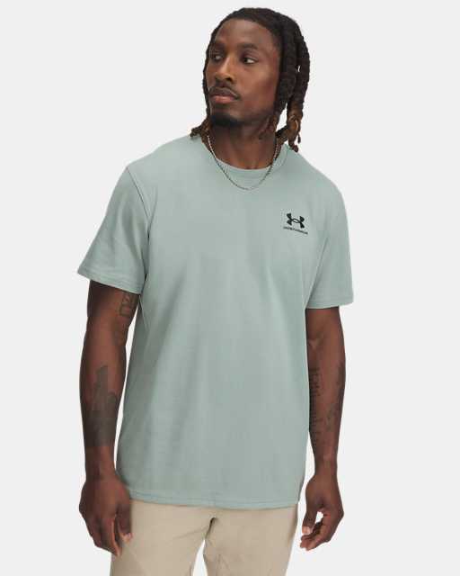 Men's UA Logo Embroidered Heavyweight Short Sleeve Men's UA Logo Embroidered Heavyweight Short Sleeve